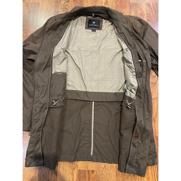 Rainforest Men’s All Weather Explorer Jacket – Brown, Sz XL Outdoor Adventure - Picture 3 of 10